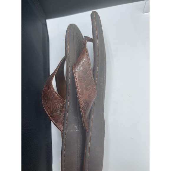 Born BOC Ladies Leather Sandals Flip Flops size 11m - Picture 7 of 7